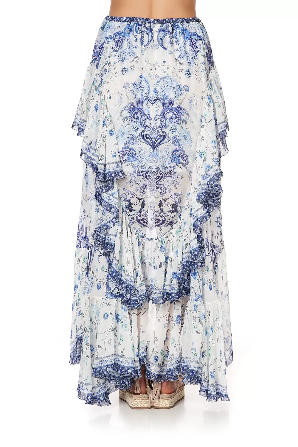 MAXI SKIRT WITH DOUBLE FRILL TALKING ABOUT A REVOLUTION 8 MAXI SKIRT WITH DOUBLE FRILL TALKING ABOUT A REVOLUTION - Image 6