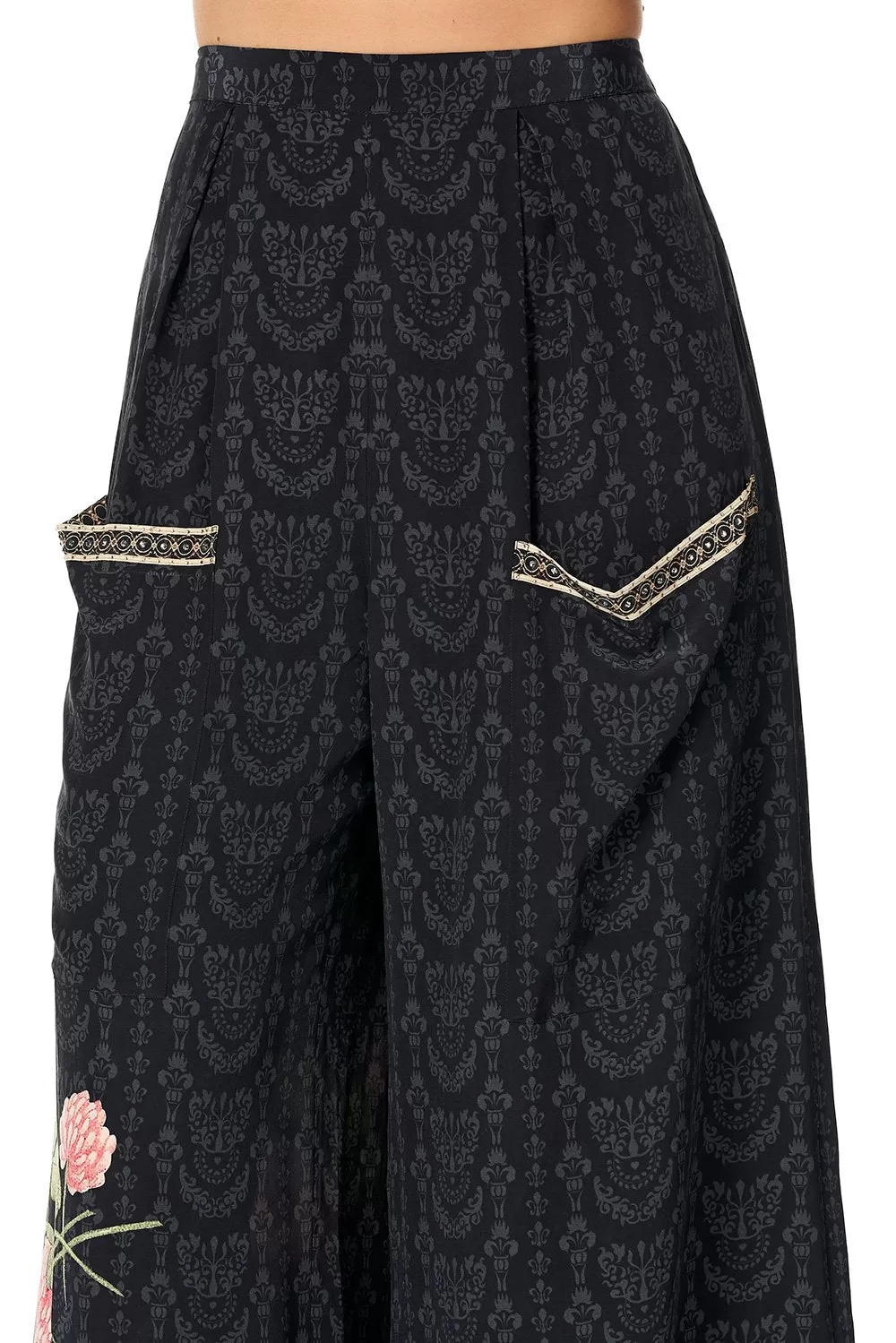 WIDE LEG TROUSER WITH FRONT POCKETS PROVINCIAL PETAL 10 WIDE LEG TROUSER WITH FRONT POCKETS PROVINCIAL PETAL - Image 8