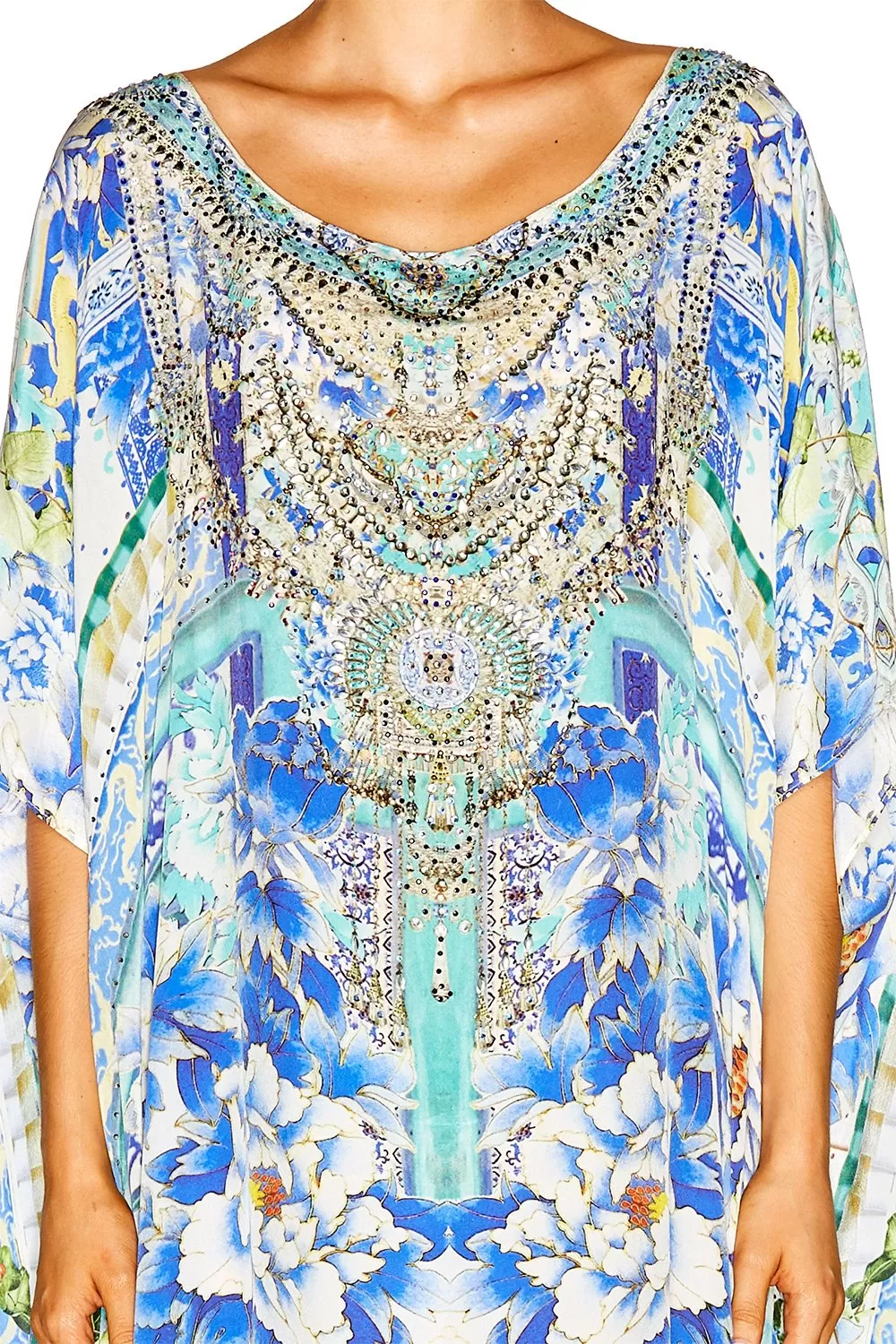 ROUND NECK KAFTAN PORCELAIN PARADISE 15 ROUND NECK KAFTAN PORCELAIN PARADISE - Image 13