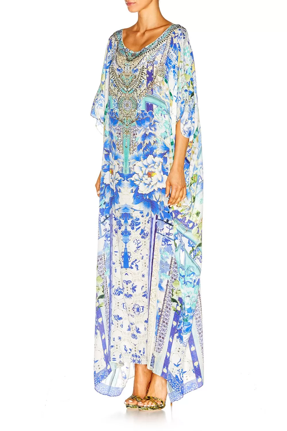 ROUND NECK KAFTAN PORCELAIN PARADISE 13 ROUND NECK KAFTAN PORCELAIN PARADISE - Image 11