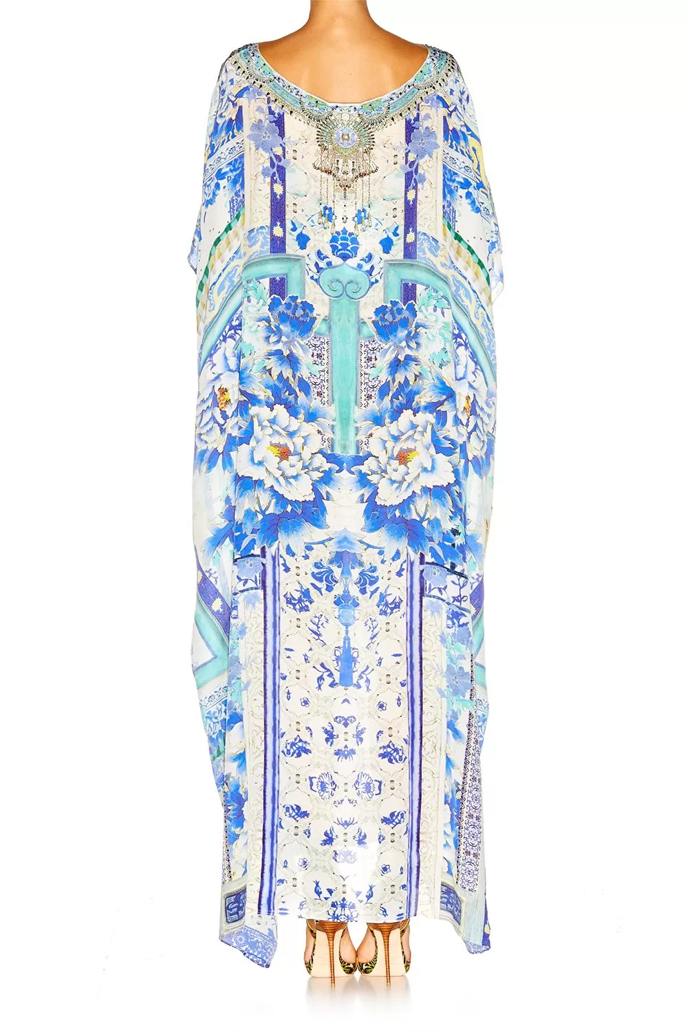 ROUND NECK KAFTAN PORCELAIN PARADISE 14 ROUND NECK KAFTAN PORCELAIN PARADISE - Image 12