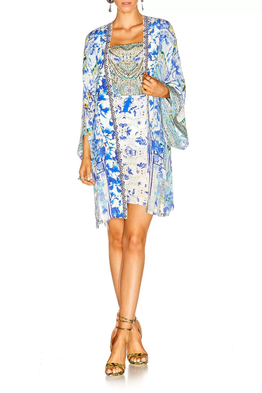 ROUND NECK KAFTAN PORCELAIN PARADISE 12 ROUND NECK KAFTAN PORCELAIN PARADISE - Image 10