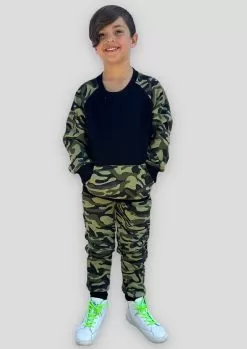 Camo Fleece Jogger Set