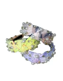 Crystal Pearl Headband -Fashion Store crystal diamond headband lola the boys 29635491266662