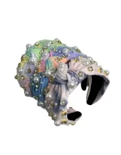 Crystal Pearl Headband -Fashion Store crystal diamond headband lola the boys 29635491332198