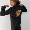 Dark Gray Tiger Suit Set -Fashion Store dark gray tiger suit set lola the boys 29174751264870