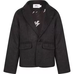 Dark Gray Tiger Suit Set -Fashion Store dark gray tiger suit set lola the boys 29618422972518