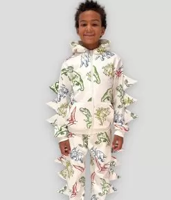 Dino Doodle Jogger Set -Fashion Store dino doodle jogger set lola the boys 29375027773542