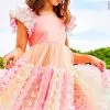 3D Butterfly Puffy Sleeve Dress -Fashion Store dress 3d butterfly puffy sleeve dress lola the boys 28760930615398