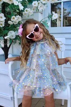Pastel Stars Dress -Fashion Store dress pastel stars dress lola the boys 29148842688614
