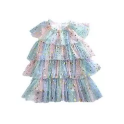 Pastel Stars Dress -Fashion Store dress pastel stars dress preorder ships 8 17 lola the boys 15978806575206