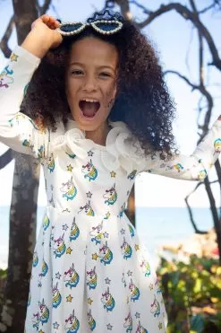 Rainbow Unicorn Dream Dress -Fashion Store dress rainbow unicorn dream dress lola the boys 28322154479718