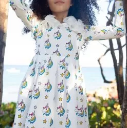 Rainbow Unicorn Dream Dress -Fashion Store dress rainbow unicorn dream dress lola the boys 28322166603878