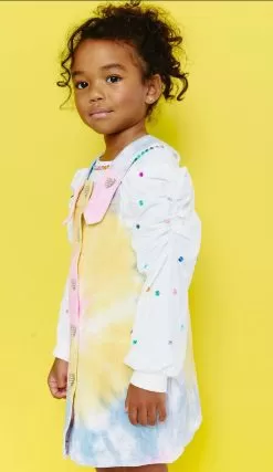 Tie Dye Denim Jump Dress