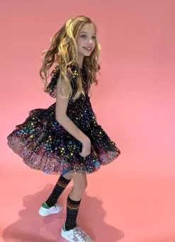 Shining Rainbow Star Tulle Dress 11 Shining Rainbow Star Tulle Dress -Fashion Store dresses shining rainbow star tulle dress lola the boys 28647029211238