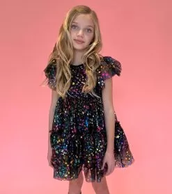 Shining Rainbow Star Tulle Dress 12 Shining Rainbow Star Tulle Dress -Fashion Store dresses shining rainbow star tulle dress lola the boys 28647050543206