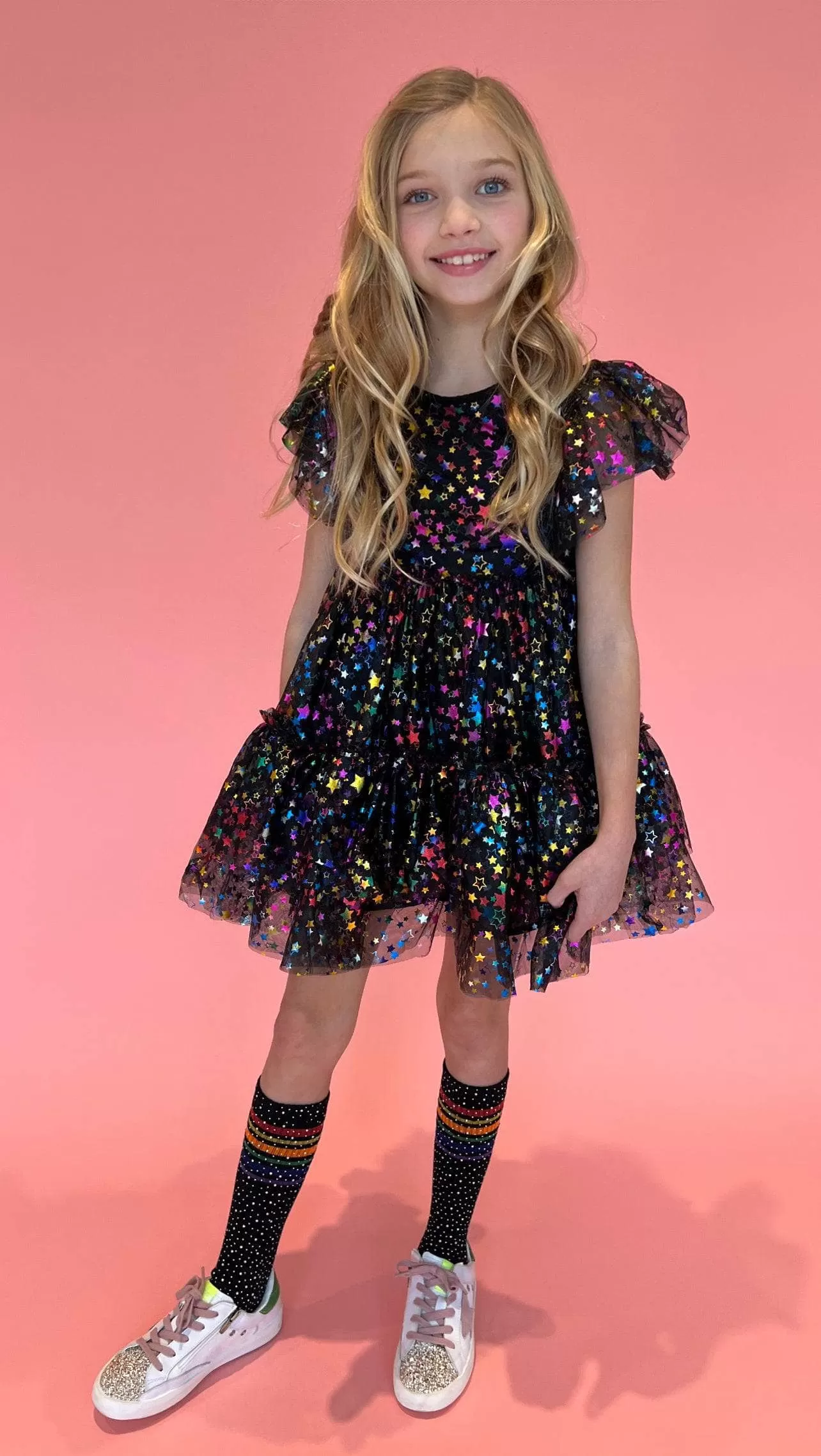 Shining Rainbow Star Tulle Dress 5 Shining Rainbow Star Tulle Dress - Image 3