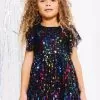 Shining Rainbow Star Tulle Dress -Fashion Store dresses shining rainbow star tulle dress lola the boys 29348592124006