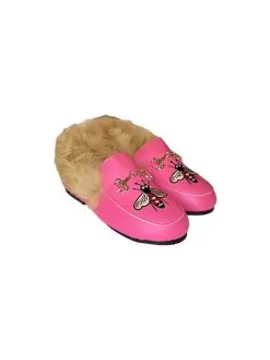 Queen Bee Faux Fur Loafer -Fashion Store footwear queen bee faux fur loafer lola the boys 29669752897638