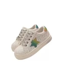 Rainbow Star Glitter Sneaker