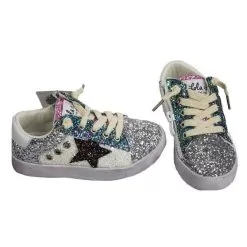 Star Girl Glitter Sneakers -Fashion Store footwear star girl glitter sneakers lola the boys 15478950396006