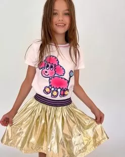 Goldie Foil Skirt -Fashion Store goldie foil skirt lola the boys 28897637138534