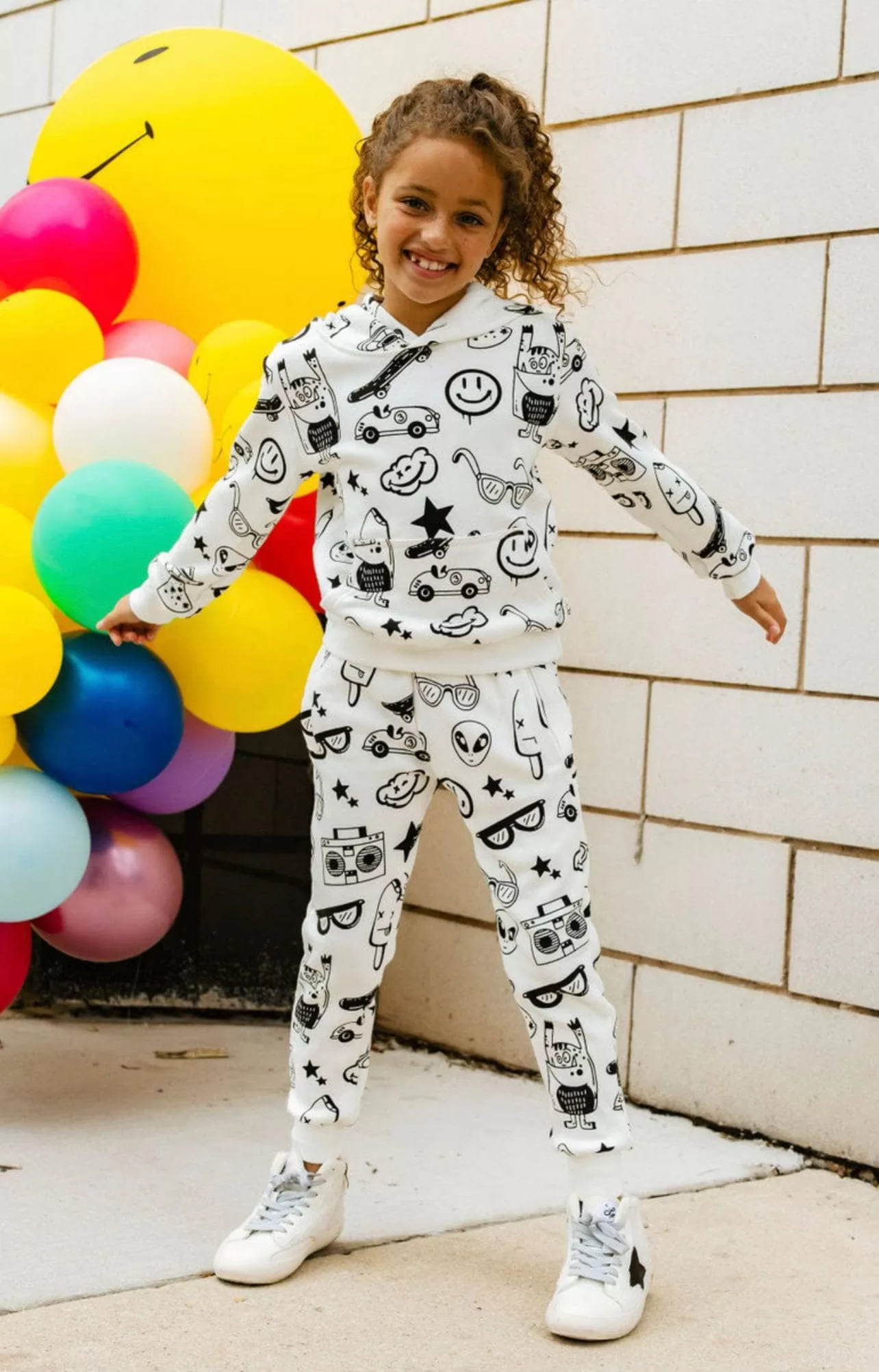 Graffiti Ice Cream Hoodie Set 3 Graffiti Ice Cream Hoodie Set