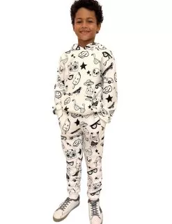 Graffiti Ice Cream Hoodie Set 16 Graffiti Ice Cream Hoodie Set -Fashion Store graffiti ice cream hoodie set lola the boys 29238693134438