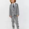Gray Plaid Piece Suit -Fashion Store gray plaid piece suit lola the boys 29500227518566