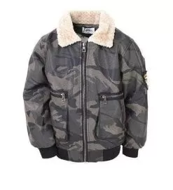Camo Leather Moto Jacket -Fashion Store jackets bombers camo leather moto jacket lola the boys 28324641603686