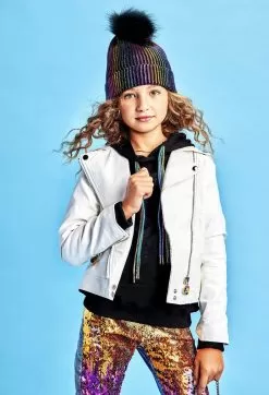 Patched Rainbow Daisy Vegan Leather 37 Patched Rainbow Daisy Vegan Leather -Fashion Store jackets bombers patched rainbow daisy vegan leather lola the boys 28559552381030