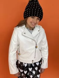 Patched Rainbow Daisy Vegan Leather 32 Patched Rainbow Daisy Vegan Leather -Fashion Store jackets bombers patched up princess vegan jacket lola the boys 28429132922982