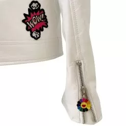 Patched Rainbow Daisy Vegan Leather 30 Patched Rainbow Daisy Vegan Leather -Fashion Store jackets bombers patched up princess vegan jacket lola the boys 28432751820902