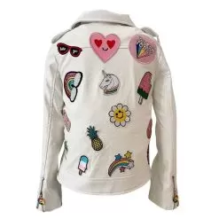 Patched Rainbow Daisy Vegan Leather 22 Patched Rainbow Daisy Vegan Leather -Fashion Store jackets bombers patched up princess vegan jacket lola the boys 28432756375654