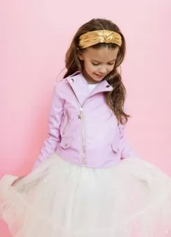 Pink Pearl Vegan Leather Jacket -Fashion Store jackets bombers pink pearl vegan leather jacket lola the boys 28379561164902