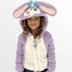 Plush Purple Bunny Jacket
