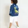 Rad Dinosaur Denim Jacket -Fashion Store jackets bombers rad dinosaur denim jacket lola the boys 28884816363622