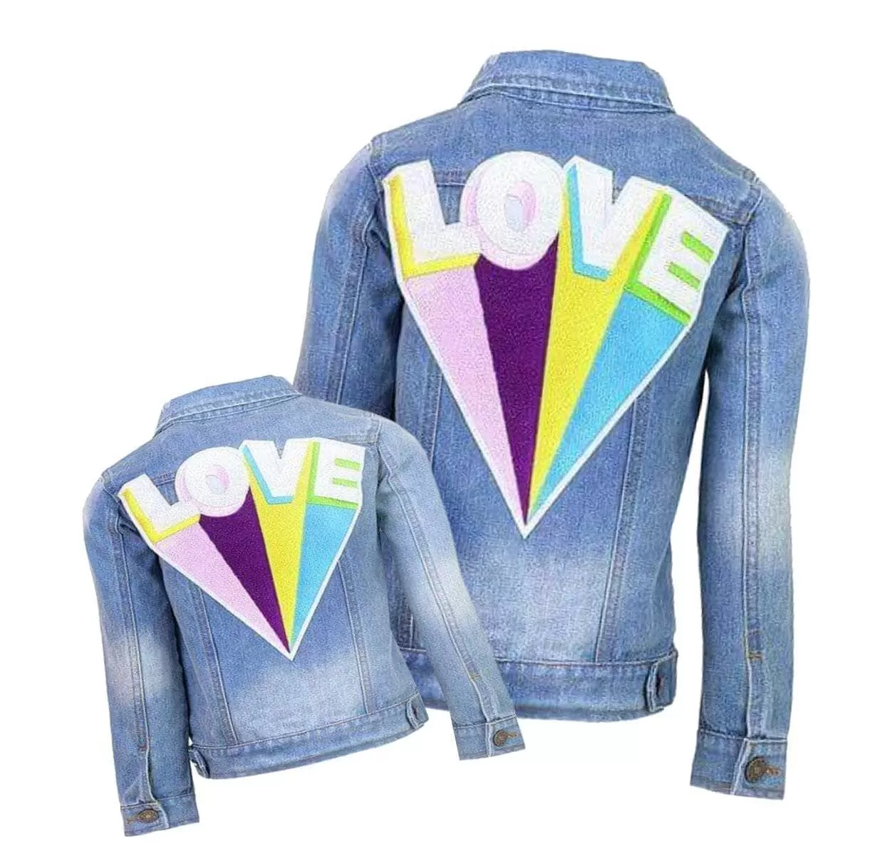 Womens Rainbow LOVE Denim 4 Womens Rainbow LOVE Denim - Image 2