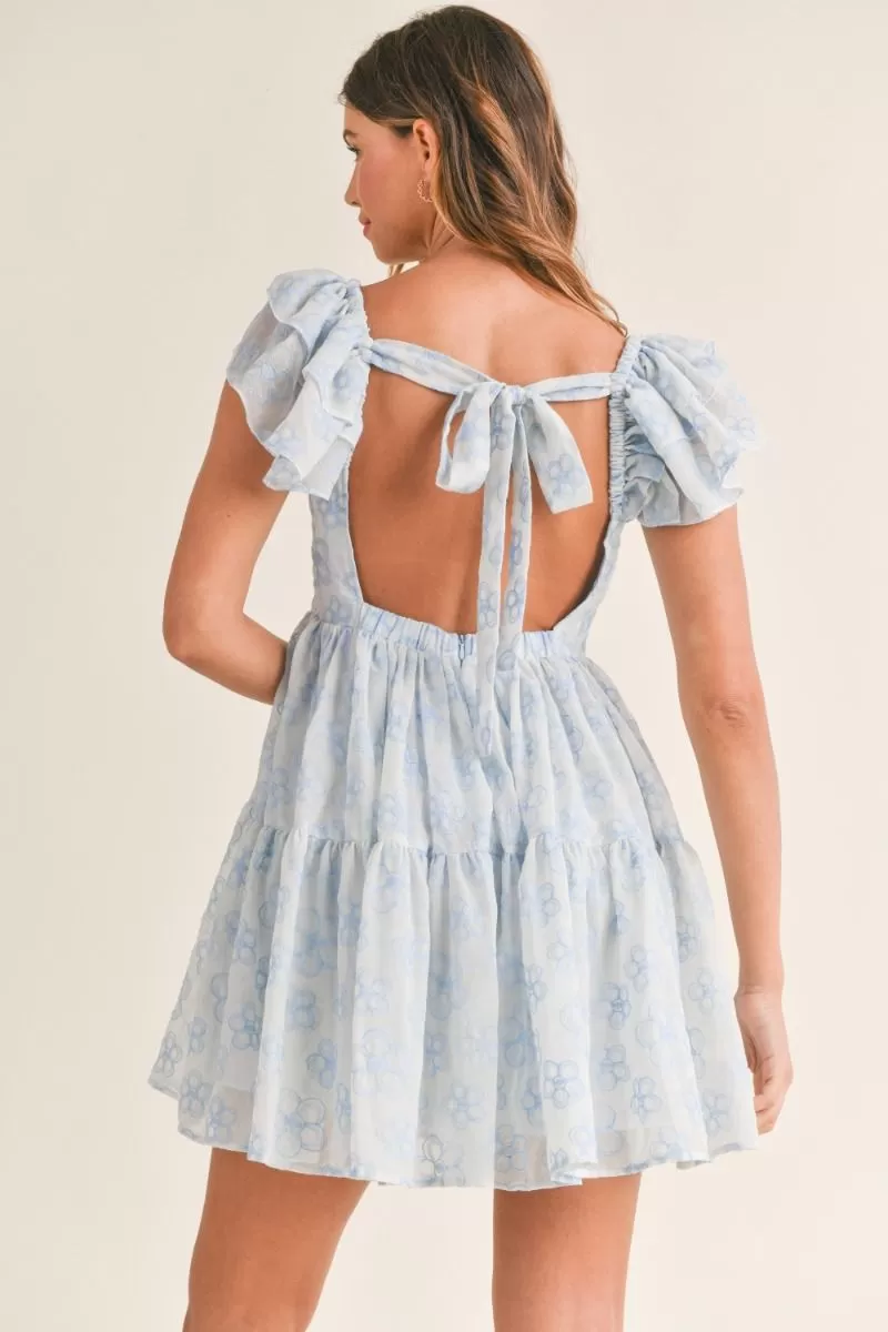 Maybelle Embroidered Tiered Babydoll Dress 4 Maybelle Embroidered Tiered Babydoll Dress - Image 2