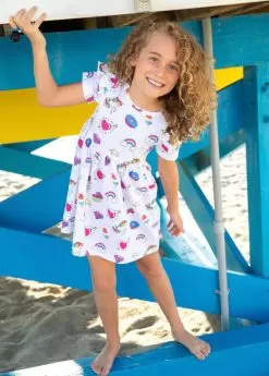 Donuts & Rainbow Dress -Fashion Store midi donuts rainbow dress lola the boys 28804284907622