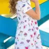 Donuts & Rainbow Dress -Fashion Store midi donuts rainbow dress lola the boys 28804285366374