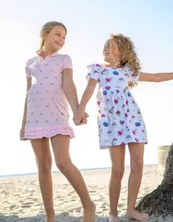 Donuts & Rainbow Dress -Fashion Store midi donuts rainbow dress lola the boys 28804285497446