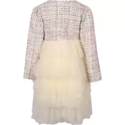 Ivy Rainbow Tweed Dress -Fashion Store midi ivy rainbow tweed dress lola the boys 29618770018406
