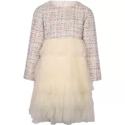 Ivy Rainbow Tweed Dress -Fashion Store midi ivy rainbow tweed dress lola the boys 29618770051174