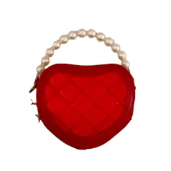 Mini Quilted Heart Purse -Fashion Store mini quilted heart purse lola the boys 29110924673126