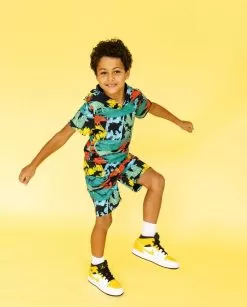 Neon Dino Set -Fashion Store neon dino set lola the boys 28837770231910