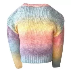 Ombre 3D Flower Sweater -Fashion Store ombre 3d flower sweater lola the boys 28197944950886