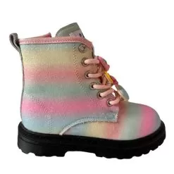 Ombre Rainbow Charm Boots -Fashion Store ombre glitter pastel charm boots lola the boys 29375109300326