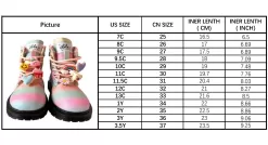 Ombre Rainbow Charm Boots -Fashion Store ombre rainbow charm boots lola the boys 29563172585574