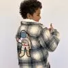 Plush Plaid Space Jacket 2 Plush Plaid Space Jacket -Fashion Store plush plaid space jacket lola the boys 29238703456358